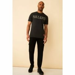 F&F Black Cuff Cargo Slim Trousers -F&F Shop unnamed file 1798