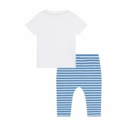 F&F Blue/White Whale Legging Set With Bib 4 F&F Blue/White Whale Legging Set With Bib -F&F Shop unnamed file 183
