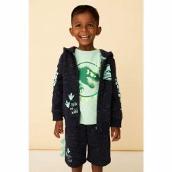 F&F Natural Jurassic World Novelty Sweat Threesiec Set