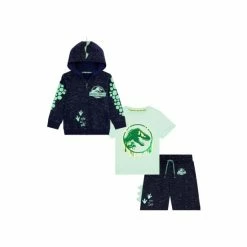 F&F Natural Jurassic World Novelty Sweat Threesiec Set -F&F Shop unnamed file 186