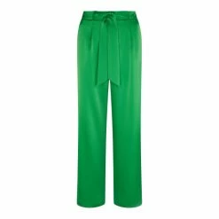 F&F Green Satin Wide Leg Belted Trousers 5 F&F Green Satin Wide Leg Belted Trousers -F&F Shop unnamed file 1869