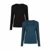 F&F Black And Blue Active Long Sleeve Soft Touch Tops 2 Pack 1 F&F Black And Blue Active Long Sleeve Soft Touch Tops 2 Pack -F&F Shop unnamed file 1880