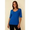 F&F Blue Rib Scoop Neck Top 1 F&F Blue Rib Scoop Neck Top -F&F Shop unnamed file 1913