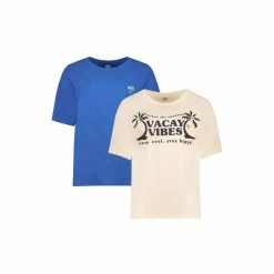 F&F Multi Blue 2pk Resort T-Shirt Sunshine -F&F Shop unnamed file 2022