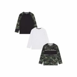 F&F Khaki Green Camo T-Shirts Three Pack 4 F&F Khaki Green Camo T-Shirts Three Pack -F&F Shop unnamed file 2035