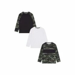 F&F Khaki Green Camo T-Shirts Three Pack 5 F&F Khaki Green Camo T-Shirts Three Pack -F&F Shop unnamed file 2036