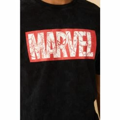 F&F Black Marvel T-Shirt -F&F Shop unnamed file 2058