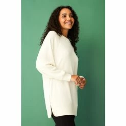 F&F Cream Zip Tunic -F&F Shop unnamed file 2069