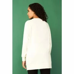 F&F Cream Zip Tunic -F&F Shop unnamed file 2070