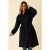 F&F Blue Waterproof Peached Parka Jacket -F&F Shop unnamed file 2108