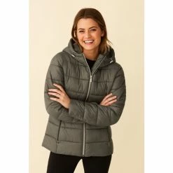 F&F Green Padded Jacket -F&F Shop unnamed file 2115