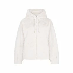 F&F Cream Coats Fur Zip Through Jacket -F&F Shop unnamed file 2130