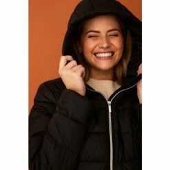 F&F Short Padded Black Jacket -F&F Shop unnamed file 2141