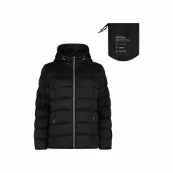 F&F Short Padded Black Jacket -F&F Shop unnamed file 2143