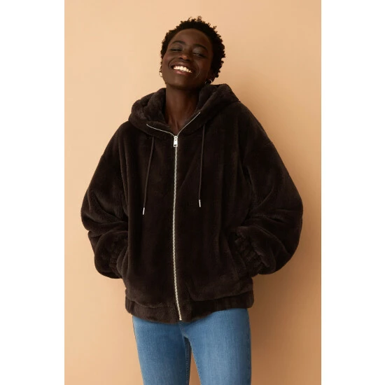 unnamed-file-2146.jpg F&F Brown Faux Fur Zip Through Jacket -F&F Shop unnamed file 2146