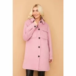 F&F Pink Quilted Lined Shacket 4 F&F Pink Quilted Lined Shacket -F&F Shop unnamed file 2168