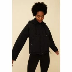 F&F Black Quilted Jacket -F&F Shop unnamed file 2174