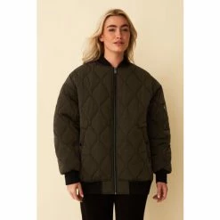 F&F Olive Green Bomber Jacket -F&F Shop unnamed file 2179