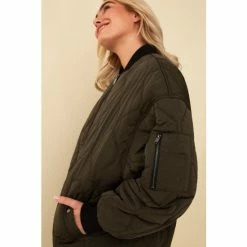 F&F Olive Green Bomber Jacket -F&F Shop unnamed file 2181