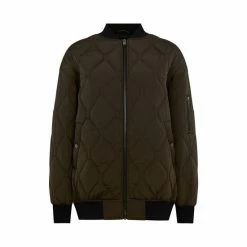 F&F Olive Green Bomber Jacket -F&F Shop unnamed file 2183