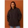 F&F Draw Waist Padded Brown Bomber Jacket -F&F Shop unnamed file 2194