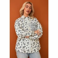 F&F Blue Patchwork Jacket