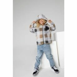 F&F FW Bridge Natural Borg Zip Through Jacket 3 F&F FW Bridge Natural Borg Zip Through Jacket -F&F Shop unnamed file 2217