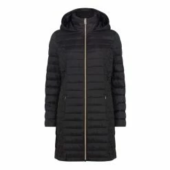 F&F Shower Resistant Black Long Padded Jacket -F&F Shop unnamed file 2250