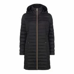 F&F Shower Resistant Black Long Padded Jacket -F&F Shop unnamed file 2251