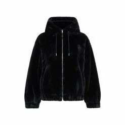 F&F Black Faux Fur Zip Through Jacket 7 F&F Black Faux Fur Zip Through Jacket -F&F Shop unnamed file 2257