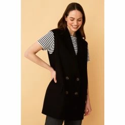 F&F Black Sleeveless Blazer -F&F Shop unnamed file 2268