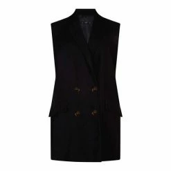 F&F Black Sleeveless Blazer -F&F Shop unnamed file 2271