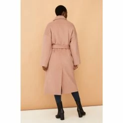 F&F Pink Belted Wrap Coat 3 F&F Pink Belted Wrap Coat -F&F Shop unnamed file 2326