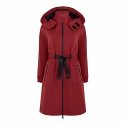 F&F Red Waterproof Longline Parka Coat -F&F Shop unnamed file 2336