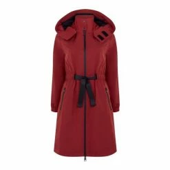 F&F Red Waterproof Longline Parka Coat -F&F Shop unnamed file 2337