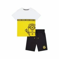 F&F Natural Minions Sporty Short Set -F&F Shop unnamed file 234