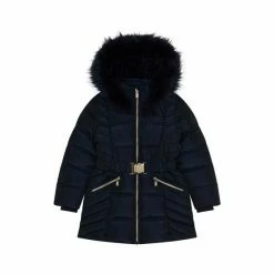 F&F Blue Belted Coat -F&F Shop unnamed file 2341