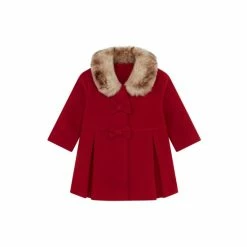 F&F Red Wool Coat