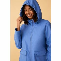 F&F Blue Short Rubber Raincoat -F&F Shop unnamed file 2380