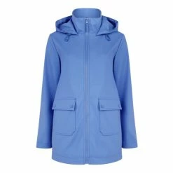 F&F Blue Short Rubber Raincoat -F&F Shop unnamed file 2381