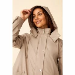 F&F Cream Quilted Rubber Neutral Coat 5 F&F Cream Quilted Rubber Neutral Coat -F&F Shop unnamed file 2396
