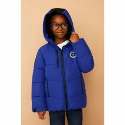 F&F Blue Fashion Padded Blue Coat