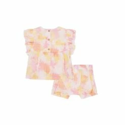 F&F Cream Tie Dye Short Set With Hat -F&F Shop unnamed file 244