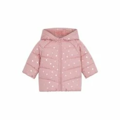 F&F Pink Heart Padded Coat