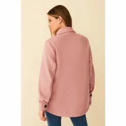 F&F Pink Textured Shacket -F&F Shop unnamed file 2456