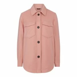 F&F Pink Textured Shacket -F&F Shop unnamed file 2458