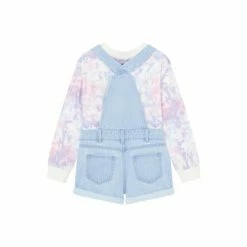 F&F Blue Bib Shorts With T-Shirt -F&F Shop unnamed file 248