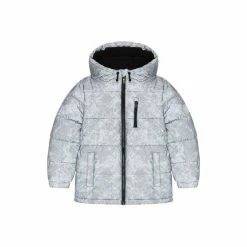 F&F Silver Reflective Padded Coat -F&F Shop unnamed file 2483