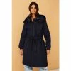 F&F Blue Waterproof Longline Parka Coat -F&F Shop unnamed file 2484