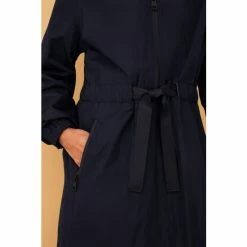 F&F Blue Waterproof Longline Parka Coat -F&F Shop unnamed file 2487